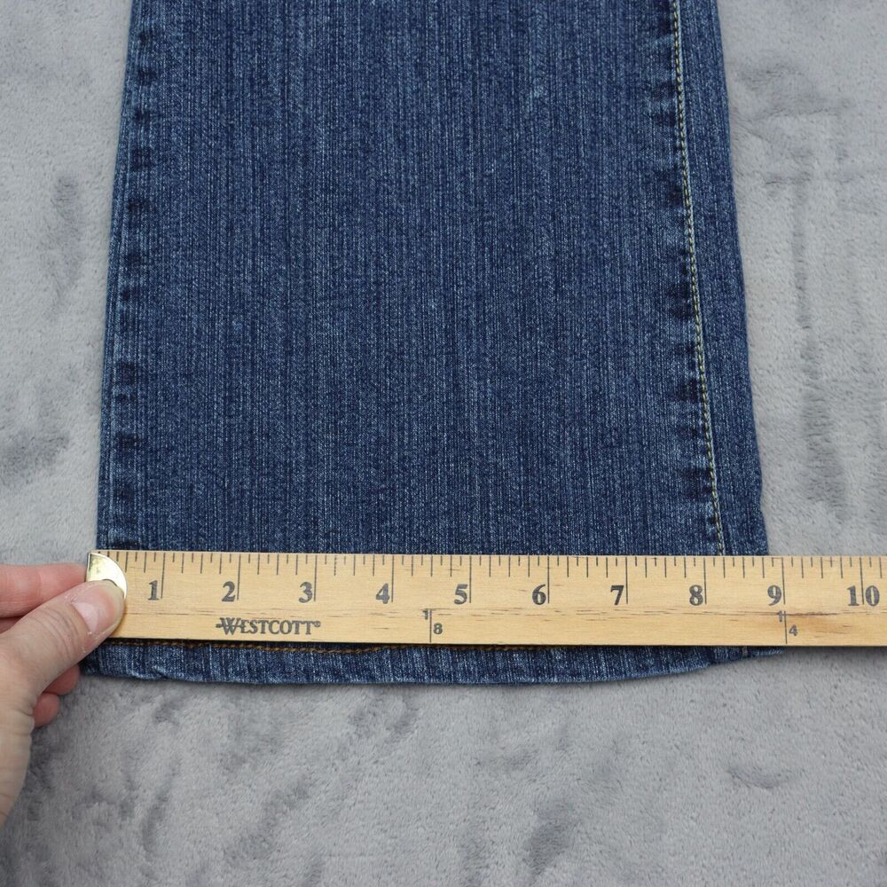 Rocawear Jeans Pants Womens 13 Blue Faded 5 Pocket Bootcut Button Zip Denim - Picture 7 of 16